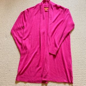 Super soft cardigan, fuchsia colour